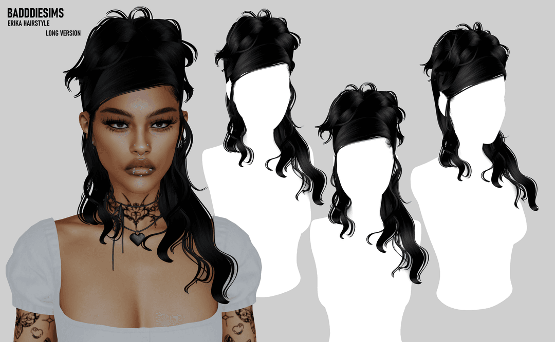 Скриншот мода Прическа Erika Hair